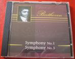 Beethoven - Symfonie nr. 1 en 3, Orkest of Ballet, Ophalen of Verzenden, Zo goed als nieuw, Classicisme