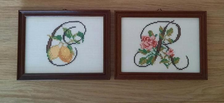 SINTCADEAU Letter C + R WANDDECORATIE 14 x 19 cm SINT, Hobby en Vrije tijd, Borduren en Borduurmachines, Nieuw, Overige typen