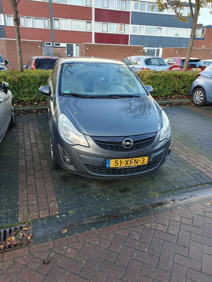 Opel Corsa 1.2 16V LPG 3D 2012 Grijs, Auto's, Opel, Particulier, Corsa, LPG, A, Hatchback, Handgeschakeld, Origineel Nederlands