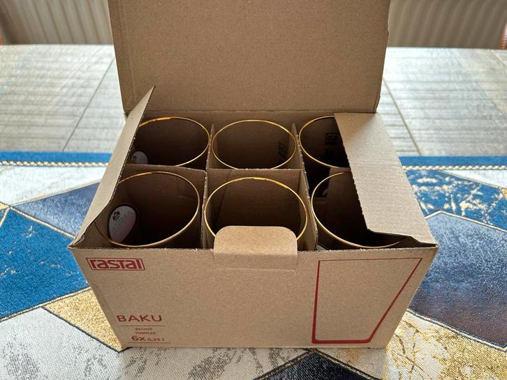 Rastal BAKU Tumblers - Nieuw in Doos (6 stuks), Verzamelen, Glas en Borrelglaasjes, Nieuw, Ophalen of Verzenden