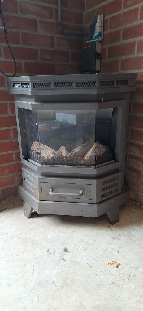 Helix Bink Gaskachel - 9.7kW - Vrijstaand, Huis en Inrichting, Haarden, Gebruikt, Gashaard, Ophalen