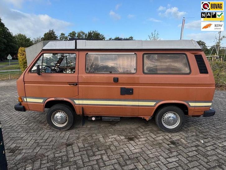 Volkswagen Transporter Caravelle 1.6 D T3 1979 Westfalia cam, Caravans en Kamperen, Campers, Bedrijf, tot en met 2, Buscamper of Camperbus