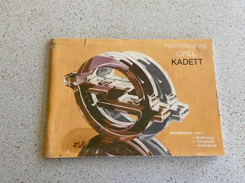 Handleiding - Opel Kadett - maart 1982