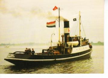 MAASSLUIS,- Stoomsleepboot,, Fury''  15X10CM. 24-08 beschikbaar voor biedingen