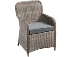 SENS-LINE Tuinstoel Kaapstad wicker antraciet, 62x66x93 cm, Tuin en Terras, Tuinmeubel-accessoires, Nieuw, Ophalen of Verzenden