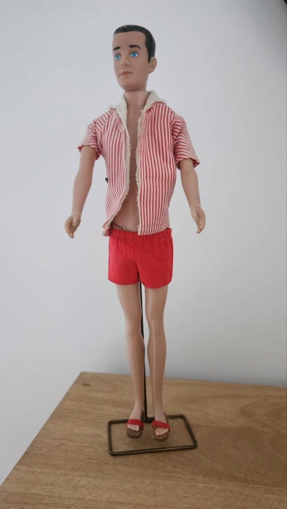 Vintage mattel ken 1960, Verzamelen, Poppen, Gebruikt, Ophalen of Verzenden