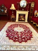 Oosters vloerkleed klassiek bloemen - bordeauxrood -