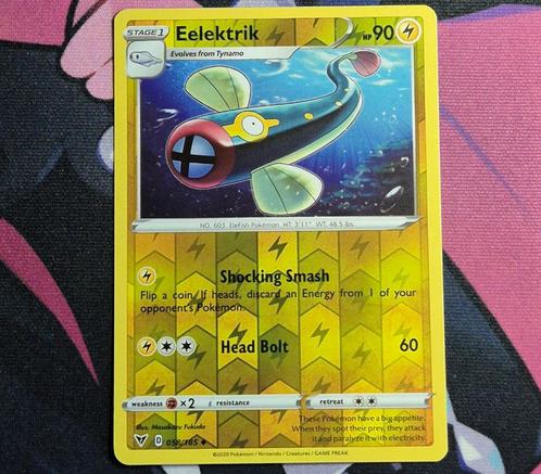 Eelektrik Reverse Vivid Voltage 058/185, Hobby en Vrije tijd, Verzamelkaartspellen | Pokémon, Zo goed als nieuw, Losse kaart, Foil