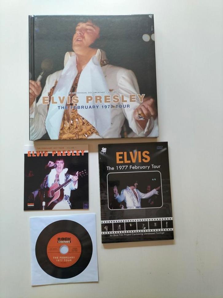 Elvis Presley boek+cd+dvd

"THE FEBRUARY 1977 TOUR ", Boeken, Muziek, Nieuw, Artiest, Ophalen of Verzenden