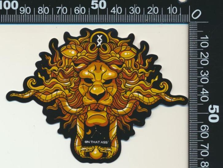 Sticker: On that ass (11), Verzamelen, Stickers, Zo goed als nieuw, Bedrijf of Vereniging, Ophalen of Verzenden