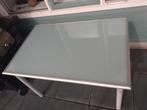 Ikea glazen tafel, Huis en Inrichting, Tafels | Eettafels, 50 tot 100 cm, Glas, 100 tot 150 cm, Gebruikt