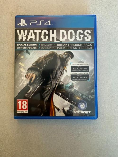 Watch Dogs – PlayStation 4 game - Ps4 games, Spelcomputers en Games, Games | Sony PlayStation 4, Zo goed als nieuw, Avontuur en Actie