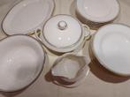 Retro antiek servies Mosa Maastricht 6 delig met dekschalen, Antiek en Kunst, Antiek | Servies compleet, Ophalen