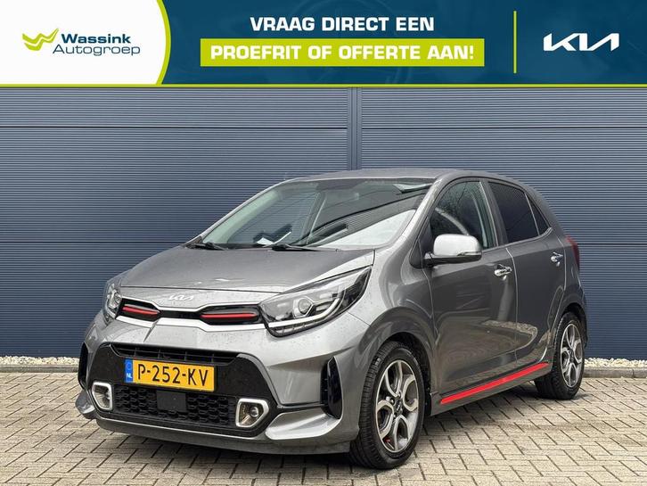 Kia Picanto 1.0 DPi 67pk 4-zits GT-Line | Camera | Navigatie, Auto's, Kia, Bedrijf, Te koop, Picanto, Achteruitrijcamera, Airbags