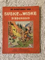 Suske en Wiske - Nr. 18 - Bibbergoud - Vroege herdruk, 1952, Eén stripboek, Ophalen of Verzenden, Gelezen