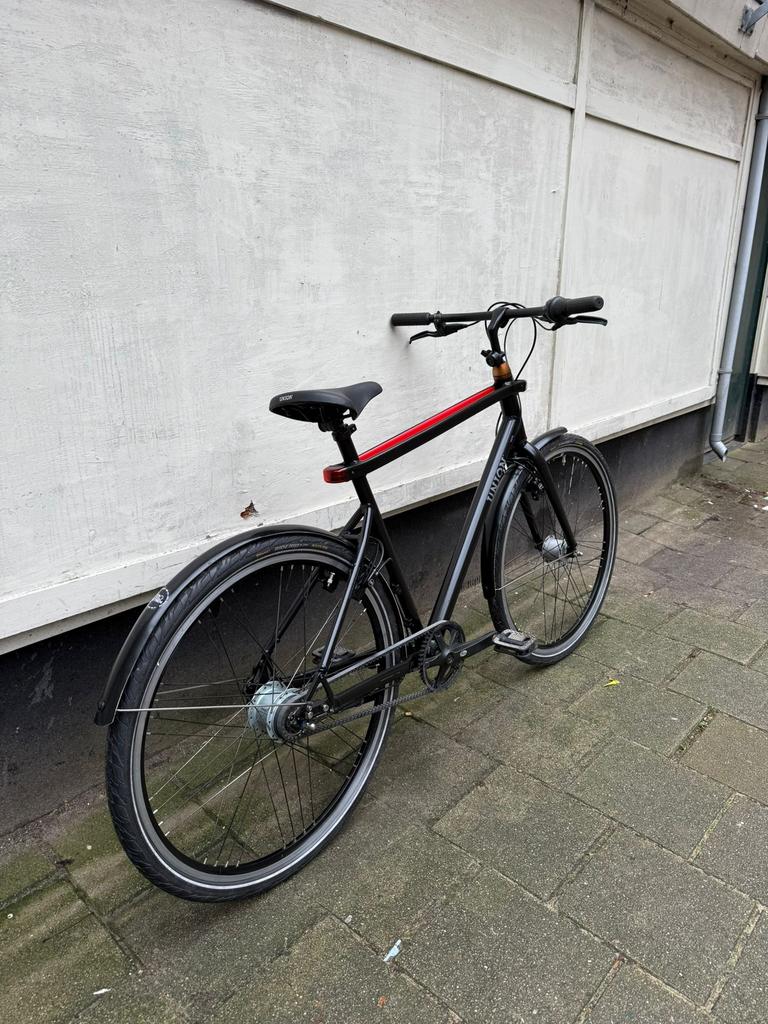 Union heren fiets 61cm 8 versnellingen riem aandrijving, Ophalen of Verzenden, Zo goed als nieuw, Overige merken, Versnellingen