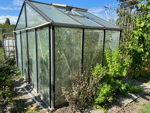 Kweekkas, Tuin en Terras, Kassen, Gebruikt, Kweekkas, Aluminium, Glas, Ophalen