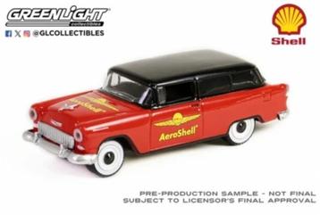 1955 Chevrolet Sedan Delivery van Greenlight 1/64 Shell beschikbaar voor biedingen