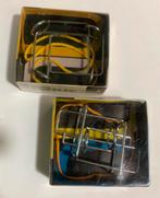 2 Puzzels Puzzler 1 en 3 - metalen vorm, ringen en koord, Ophalen of Verzenden, Minder dan 500 stukjes, Nieuw, Overige typen