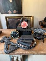 Set brocante zwarte woonaccessoires - Mentha Brocante, Ophalen of Verzenden