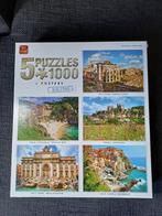 5x puzzel van 1000 stukjes - GRATIS, Hobby en Vrije tijd, Denksport en Puzzels, Gebruikt, 500 t/m 1500 stukjes, Legpuzzel, Ophalen