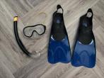 Snorkel set flippers vinnen duikbril 40/41, Ophalen of Verzenden, Zo goed als nieuw, Snorkel