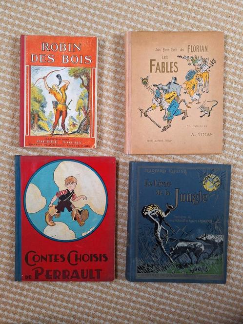 4 x sprookjes voorleesboeken Franstalig geïllustreerd, Boeken, Taal | Frans, Ophalen of Verzenden