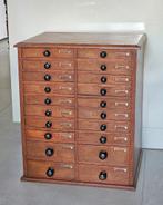 Antiek HORLOGEMAKERSKASTJE ladekastje fourniturenkastje kast, Ophalen