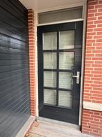 Houten deur, Doe-het-zelf en Verbouw, Deurkozijn, Zo goed als nieuw, Inclusief glas, 225 cm of meer