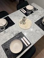 Carrara Marble Dining Table - 160x90cm, Huis en Inrichting, Tafels | Eettafels, Ophalen, 50 tot 100 cm, Zo goed als nieuw, Vijf personen of meer