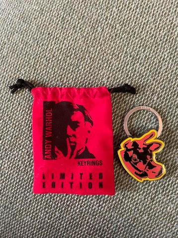 ~.~ Andy Warhol keyring Cow ~ limited edition ~.~ beschikbaar voor biedingen