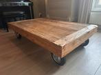 SALONTAFEL VAN HARDHOUTEN BALKEN, Ophalen, Gebruikt, 100 tot 150 cm, 50 tot 100 cm