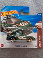 Hot Wheels Porsche 911 Rallye groen nieuw in verpakking, Ophalen of Verzenden, Nieuw
