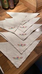 Servetten linnen brocante, Ophalen of Verzenden