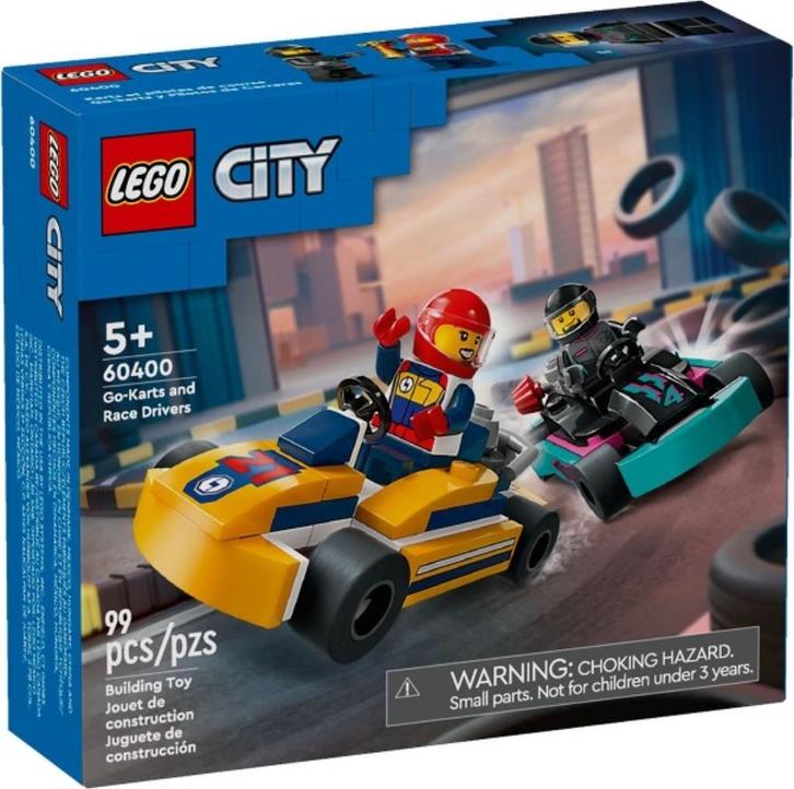 Lego Karts en racers - 60400, Kinderen en Baby's, Speelgoed | Duplo en Lego, Nieuw, Lego, Complete set, Ophalen of Verzenden