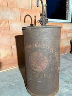 Oud Texaco olievat met pomp, Antiek en Kunst, Ophalen