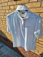 Isabell Werth wedstrijd shirt met boord dames, wit, maat L, Dieren en Toebehoren, Paardrijkleding, Ophalen, Zo goed als nieuw