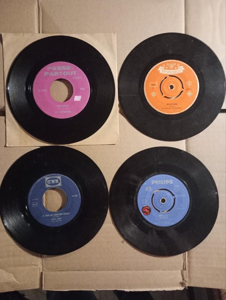 Verzameling singles (piraat), Cd's en Dvd's, Vinyl Singles, Gebruikt, Verzenden, 7 inch, Single