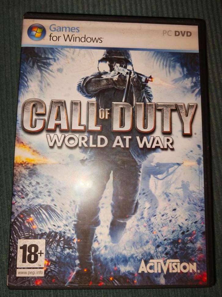 Call of Duty world at war ww2- PC Game, Spelcomputers en Games, Games | Pc, Gebruikt, Shooter, 3 spelers of meer, Vanaf 18 jaar