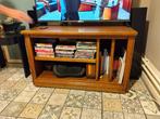 Gratis eiken tv kastje, Ophalen, Gebruikt, Eikenhout, 50 tot 100 cm