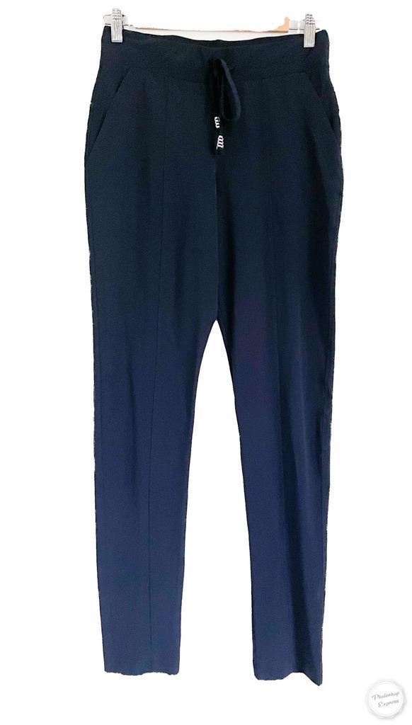Mooie travelstof broek van Helena Hart XL, Kleding | Dames, Broeken en Pantalons, Gedragen, Maat 34 (XS) of kleiner, Blauw, Lang