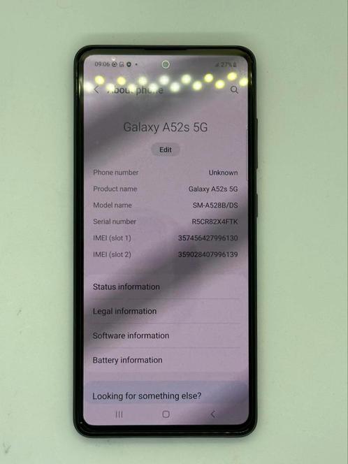 Samsung A52s, Telecommunicatie, Mobiele telefoons | Samsung, Zo goed als nieuw, Galaxy A, 128 GB, Zonder abonnement, Zonder simlock