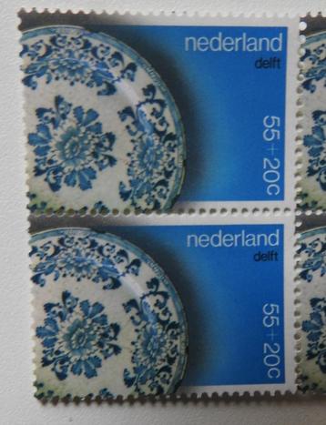 2 postzegels Delft beschikbaar voor biedingen