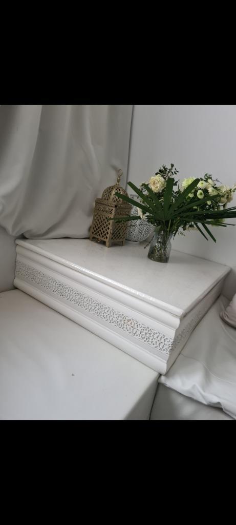 Marokkaanse Sedari, Huis en Inrichting, Banken | Complete zithoeken, Gebruikt, Hout, Leer, Stof, Ophalen