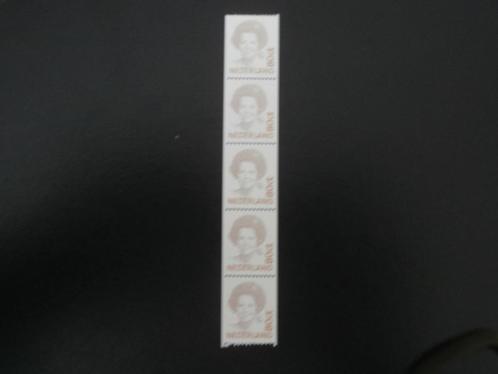 NL 1991-2001; strip (5) rolzegels Koningin BEATRIX, Postzegels en Munten, Postzegels | Nederland, Postfris, Na 1940, Verzenden