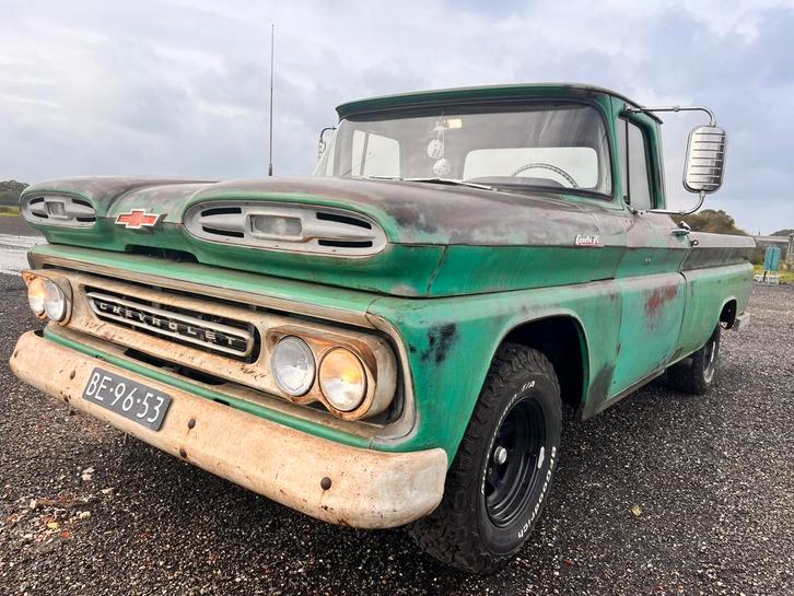 Chevrolet apache c10 fleetside 1961, Auto's, Oldtimers, Bedrijf, Ford USA, Benzine, SUV of Terreinwagen, Automaat, Geïmporteerd