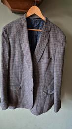 Zgan wollen jasje colbert ruit bruin blauw mt 60 Jac Hensen, Kleding | Heren, Kostuums en Colberts, Overige kleuren, Overige maten