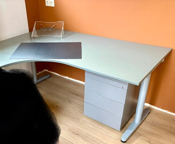 Bureau Galant, ladeblok en accessoires, Huis en Inrichting, Bureaus, Bureau, Ophalen