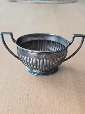 Antieke Art Deco Mappin & Webb verzilverde suikerpot €29 beschikbaar voor biedingen