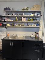 Keukenblok, Huis en Inrichting, Ophalen, Gebruikt, Zwart, Enkelwandige keuken